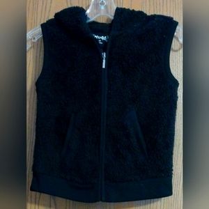 Mudd Girls Hooded Sherpa vest size 10
